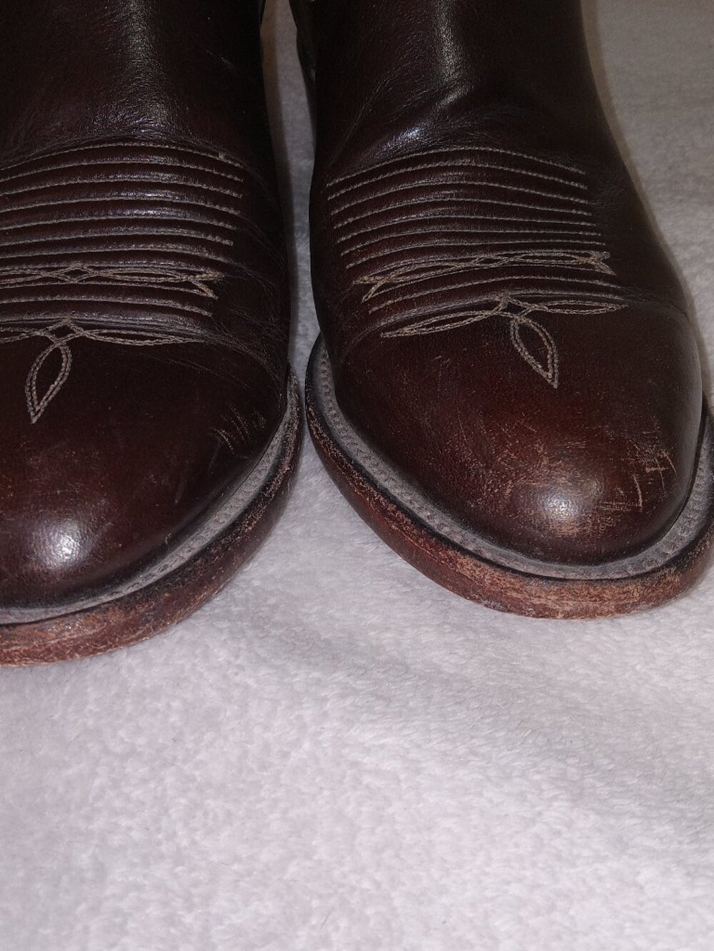 Lucchese 1883 Men's 8.5D N7012R4 Chocolate Brown Leather Western Cowboy Boots - Picture 6 of 16
